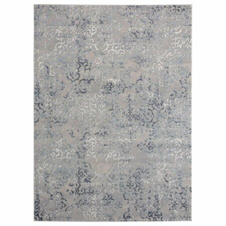 UNITED WEAVERS OF AMERICA 7 ft. 10 in. x 10 ft. 6 in. Marblemount Rectangle Area Rug, Blue 2601 10360 912